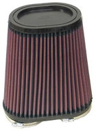 K&N RU-4710 universal oval straight filter with 60 mm inlet and 171 mm height - Air Filter