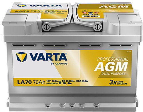 VARTA LA70, battery 12V, 70Ah - Traction Battery - Main image