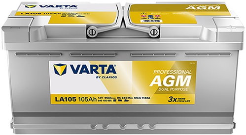 VARTA LA105, battery 12V, 105Ah - Traction Battery - Main image