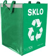 SIXTOL Taška na tříděný odpad SORT EASY GLASS, 30x30x40cm, 36l - Odpadkový koš