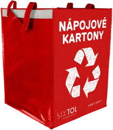 SIXTOL Vrece na triedený odpad SORT EASY CARTON, 30 × 30 × 40 cm, 36 l - Odpadkový kôš