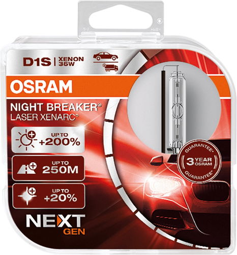 Osram Xenarc D1S Night Breaker Laser Next. gen+200% Duo Box - Xenonová výbojka - Hlavní obrázek