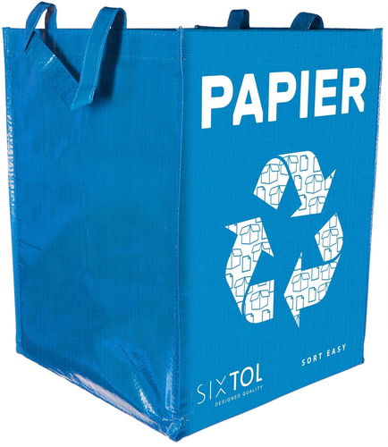 SIXTOL Taška na tříděný odpad SORT EASY PAPIER, 30x30x40cm, 36l - Odpadkový koš - Hlavní obrázek