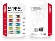 AMIO sada plochých pojistek MINI (sada 10 ks) - Car Fuses