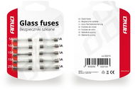 AMIO sada skleněných pojistek (sada 10 ks) - Car Fuses