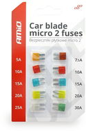 AMIO sada plochých pojistek MICRO (sada 10 ks) - Car Fuses