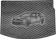 ACI RENAULT Mégane 08- rubber boot liner with car illustration black Hatchback - Boot Tray