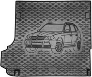 ACI BMW X3 E83 04-06 rubber boot liner black with car illustration - Boot Tray