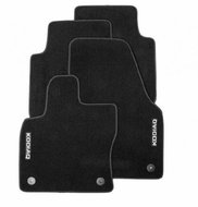 ŠKODA Kodiaq textile carpets with lettering and fixing holes - Car Mats
