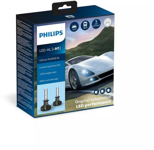 Philips LED H1 Ultinon Pro9100 HL - LED Car Bulb