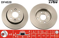 TRW Brake disc DF4020 set of 2 - Brake Disc