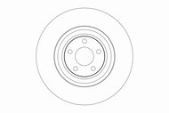 TRW Brake Disc DF4268S set of 2 - Brake Disc