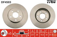 TRW Brake disc DF4503 set of 2 - Brake Disc