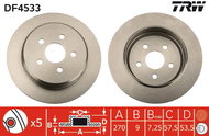 TRW Brake disc DF4533 set of 2 - Brake Disc