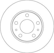 TRW Brake disc DF6287 set of 2 - Brake Disc