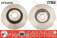TRW Brake Disc DF6456S set of 2 - Brake Disc