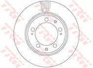 TRW Brake Disc DF6484S set of 2 - Brake Disc