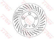 TRW Brake disc DF6541S set of 2 - Brake Disc