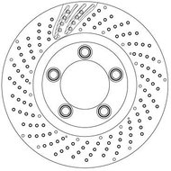 TRW Brake Disc DF6542S set of 2 - Brake Disc