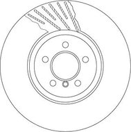 TRW Brake disc DF6614S set of 2 - Brake Disc