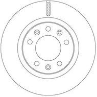 TRW Brake disc DF6785 set of 2 - Brake Disc