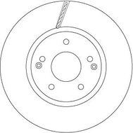TRW Brake disc DF6804 set of 2 - Brake Disc
