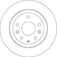 TRW Brake disc DF6807 set of 2 - Brake Disc