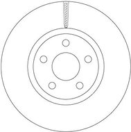 TRW Brake Disc DF6810S set of 2 - Brake Disc