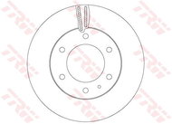 TRW Brake disc DF6812S set of 2 - Brake Disc
