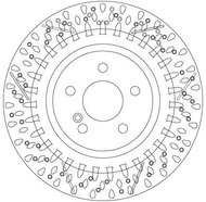 TRW Brake disc DF6900 set 2pcs - Brake Disc