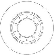 TRW Brake disc DF6905 set of 2 - Brake Disc