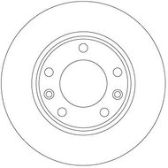 TRW Brake disc DF6910 set of 2 - Brake Disc