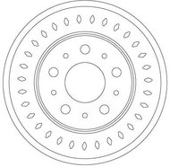 TRW Brake disc DF6925S set of 2 - Brake Disc