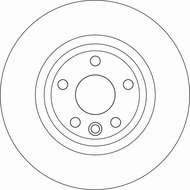 TRW Brake disc DF6947 set of 2 - Brake Disc