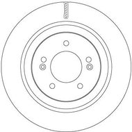 TRW Brake disc DF6959 set of 2 - Brake Disc