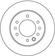 TRW Brake disc DF6961S set of 2 - Brake Disc