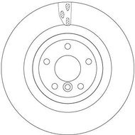 TRW Brake Disc DF6969S set of 2 - Brake Disc