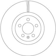 TRW Brake Disc DF6983S set of 2 - Brake Disc