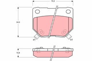 TRW Brake Pads GDB1007 - Brake Pads