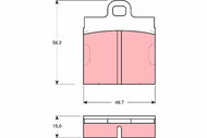 TRW Brake Pads GDB103 - Brake Pads