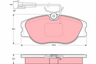 TRW Brake Pads GDB1058 - Brake Pads