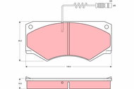 TRW Brake Pads GDB1067 - Brake Pads