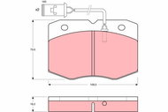 TRW Brake Pads GDB1111 - Brake Pads