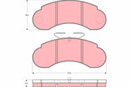 TRW Brake Pads GDB1114 - Brake Pads