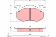 TRW Brake Pads GDB1120 - Brake Pads