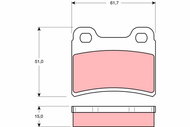 TRW Brake Pads GDB1124 - Brake Pads