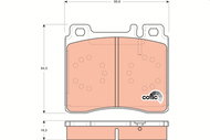 TRW Brake Pads GDB113 - Brake Pads