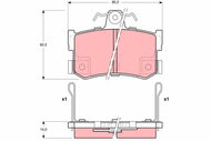 TRW Brake Pads GDB1169 - Brake Pads