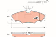 TRW Brake Pads GDB1193 - Brake Pads
