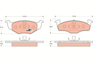 TRW Brake Pads GDB1218 - Brake Pads